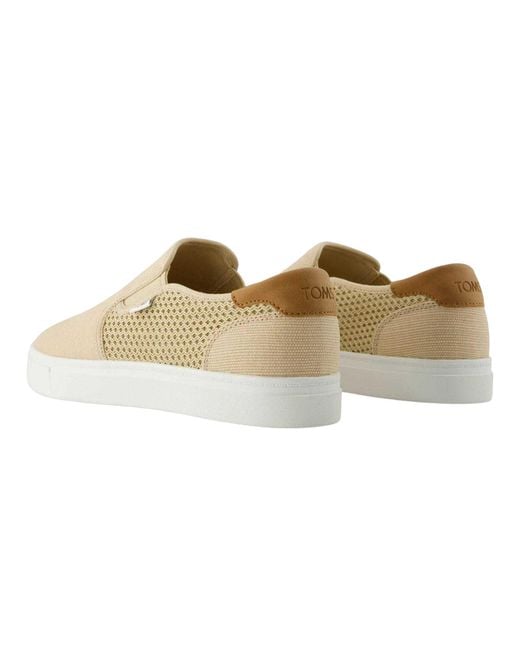TOMS Natural Baja 2.0 Textured Canvas Low Shoes for men