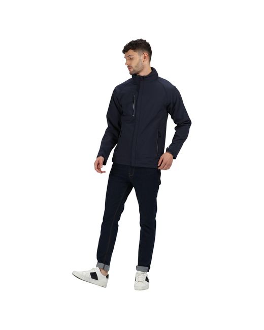 Regatta Blue Apex Soft Shell Jacket for men