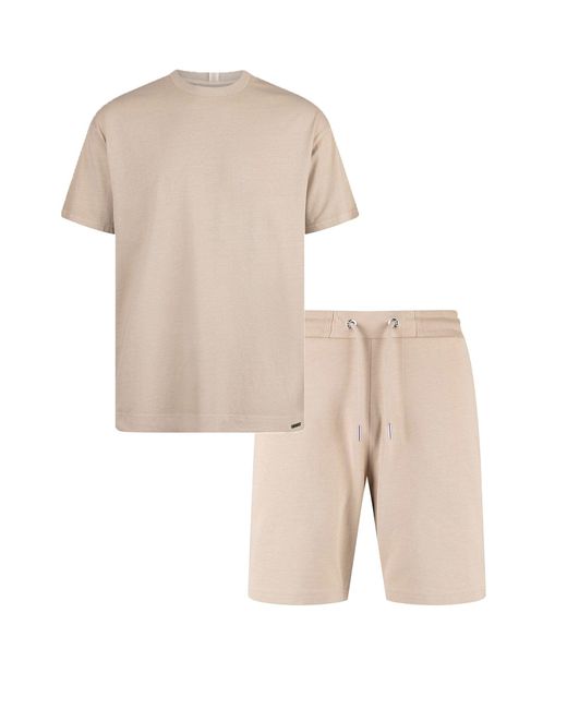 Luke 1977 White Logic T-Shirt And Short Set for men