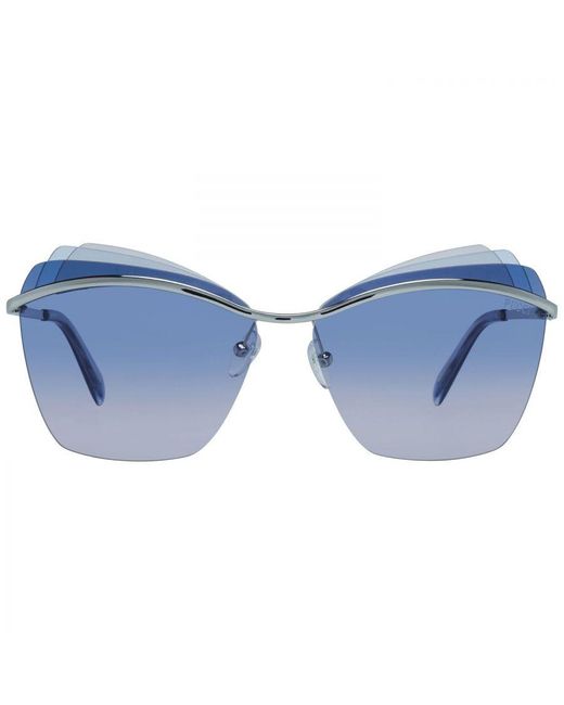 Emilio Pucci Blue Cat Eye Sunglasses