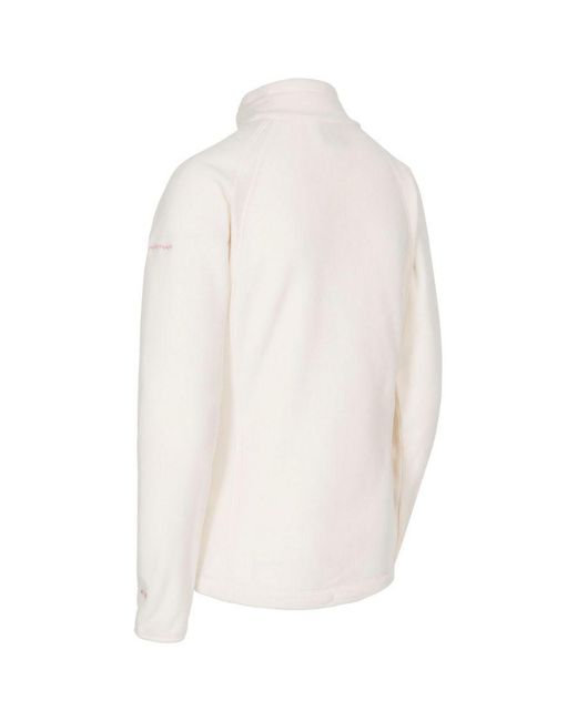 Trespass White Ladies Nonstop Fleece Jacket
