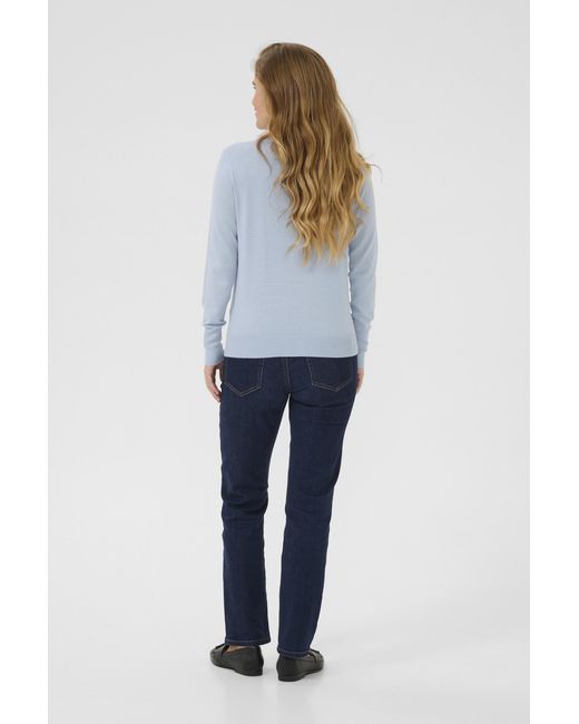 Kaffe Pullover Regular Fit in het Blue