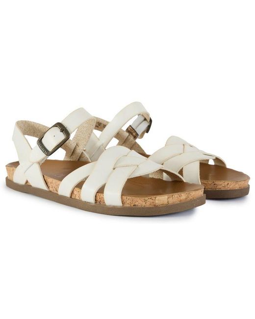 Blowfish White Leni Sandals