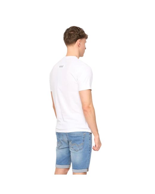 Duck and Cover White Walpole T-Shirt Cotton for men