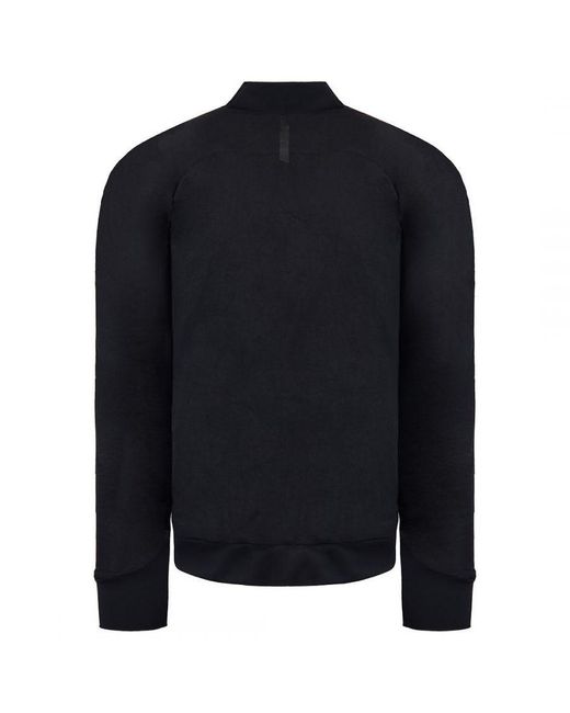 GYMSHARK Blue Retake Quilted Bomber Jacket Nylon for men