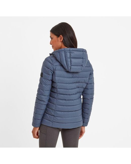 TOG24 Blue North Rds Hooded Jacket Stone Polyamide
