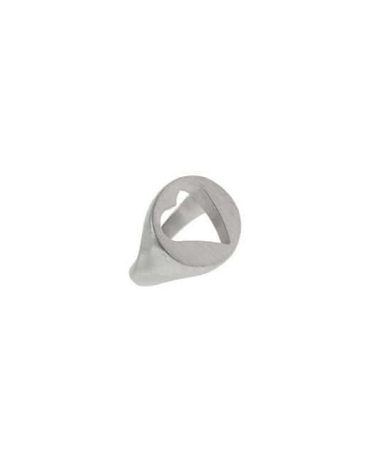 Breil Gray Tj0632 Ladies Ring