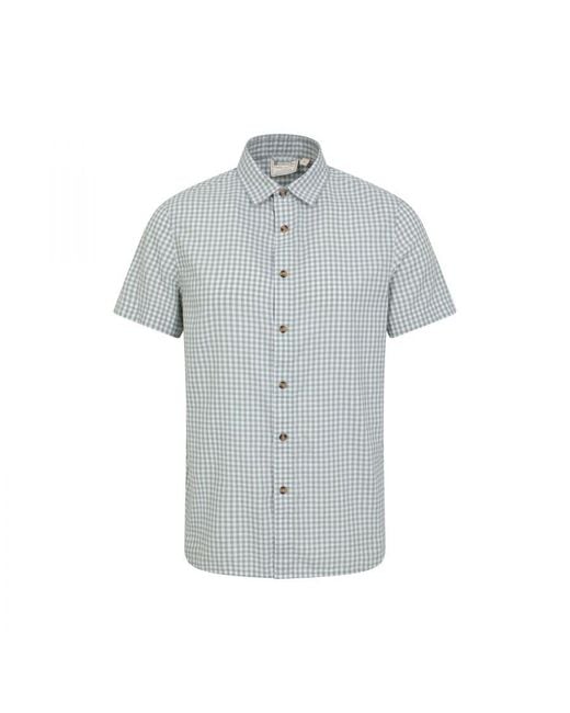 Mountain Warehouse Gray Weekender Shirt () Cotton for men