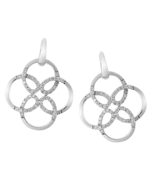 Orphelia Metallic 925 Sterling Drop Earrings