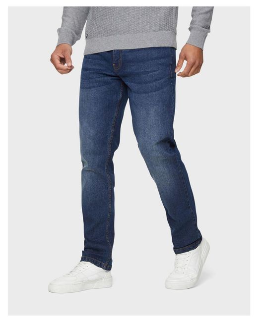 Threadbare Formby' Slim Fit Jeans Cotton in Blue for Men | Lyst UK