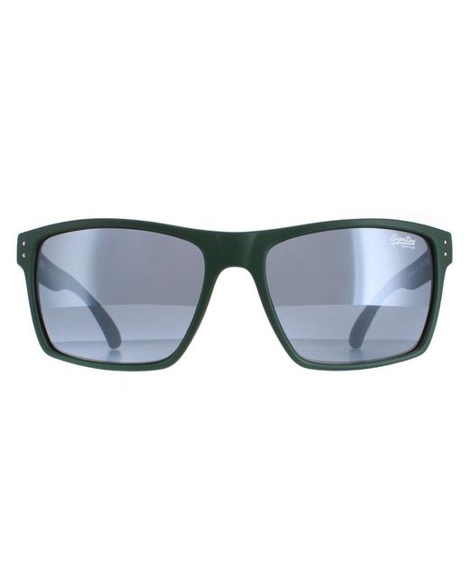 Superdry Blue Sunglasses Kobe Sds 107 Matte Rubberised for men