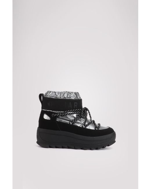 Pajar Black Galaxy Mini Boots Graphite Liquid Metal