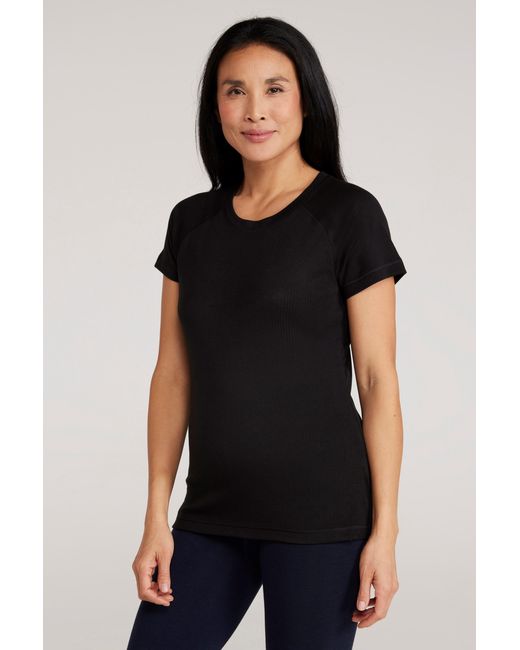 Mountain Warehouse Black 'Talus' Round Neck Tee Quick Dry Thermal Base Layer Top