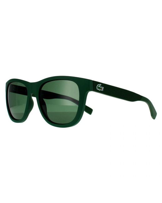 Lacoste Green Square Matte Sunglasses for men