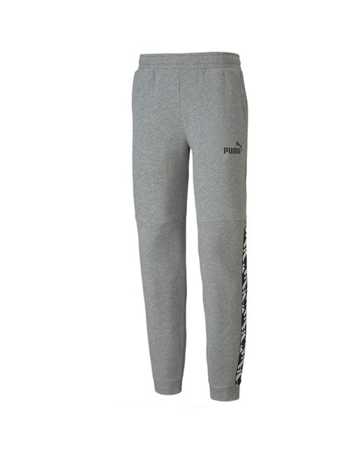 PUMA Gray Stretch Waist Bottoms Light Track Pants 582805 03 for men