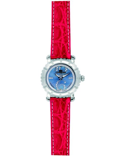Yonger & Bresson Red Yonger: Watch Band With Dial Crocodile
