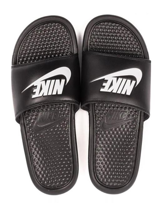 Nike Gray Benassi Slip On Sliders