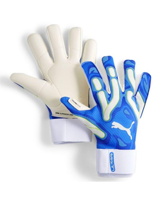 PUMA Blue Ultra Ultimate Hybrid Goalkeeper Gloves