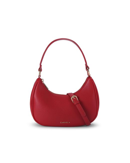 Carvela Kurt Geiger Red Scoop Shoulder Bag