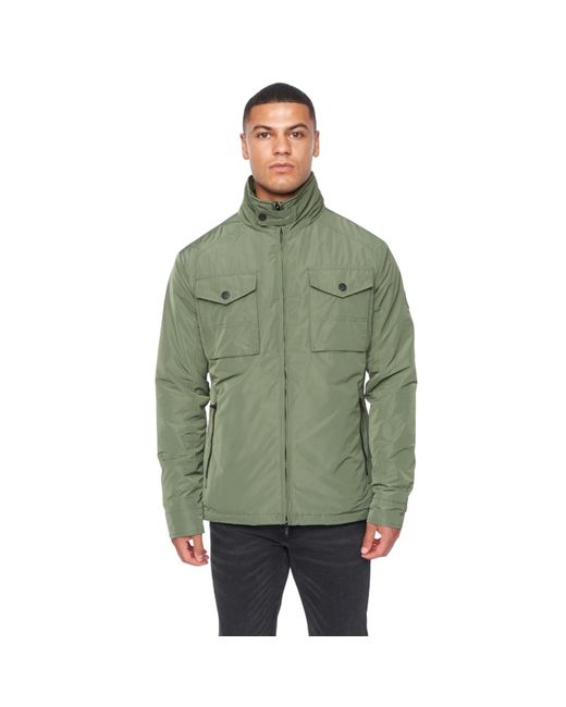 Duck and Cover Green Blensons Padded Jacket for men