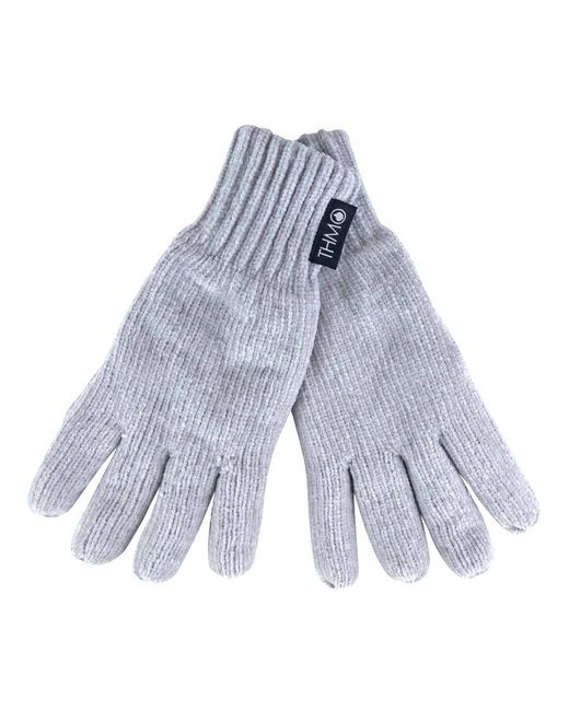 THMO Blue Outdoor Thermal Winter Chenille 3M Thinsulate Gloves
