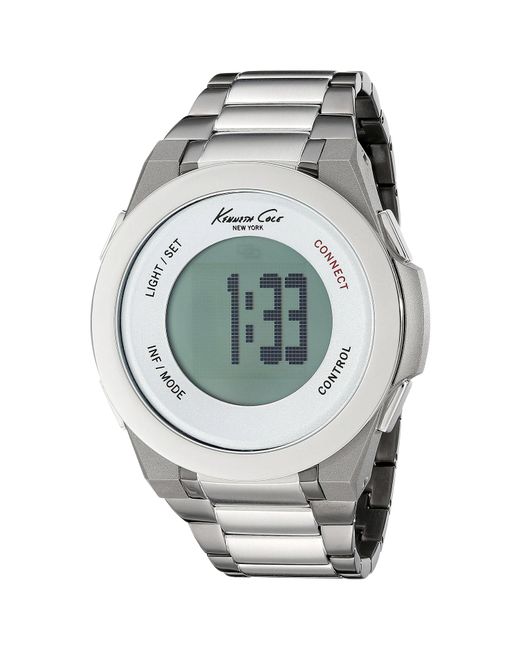 Kenneth Cole Herrenuhr Quartz in Metallic für Herren