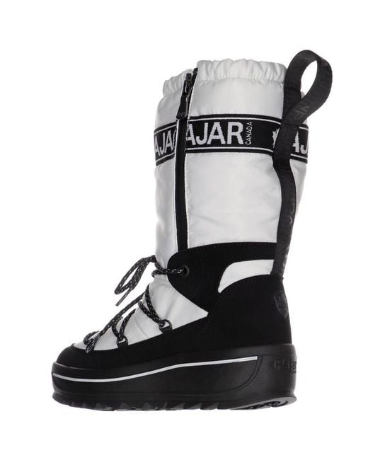 Pajar Black Galaxy High Snow Boot Nubuck Leather