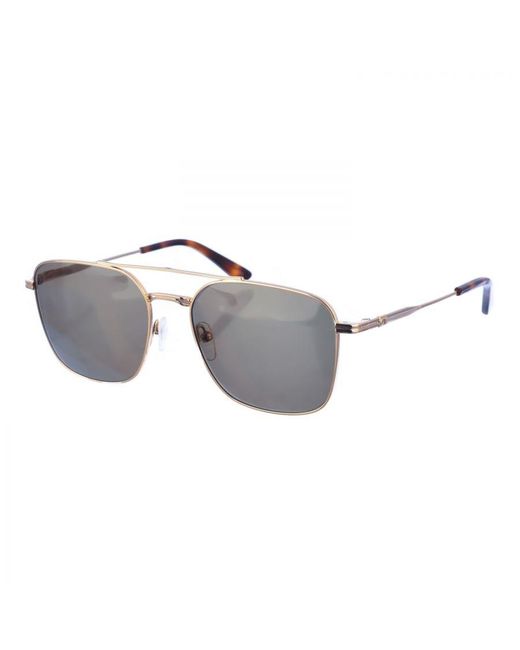 Calvin Klein Metallic Metal Sunglasses With Aviator Shape Ck22115S