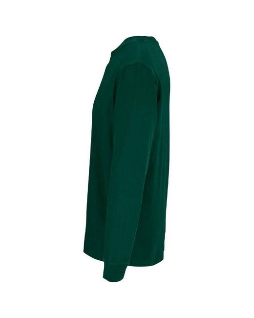 Sol's Green Adult Pioneer Organic Cotton Long-Sleeved T-Shirt Empire)