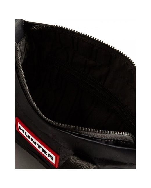 Hunter Black Nylon Mini Topclip Tote