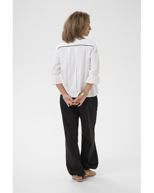 Cream Overhemd Met Lang Mouwen Crbrianna Overhemd Met Lang Mouwen Regular Fit in het White