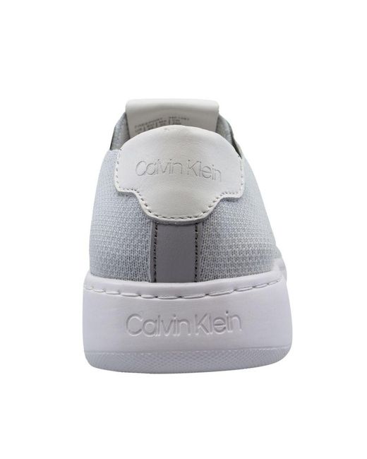 Calvin Klein Gray Jeans Freeport Trainers for men