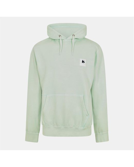 Money Green Hooded Neck Long Sleeve Kangaroo Pocket Sweatshirt for men