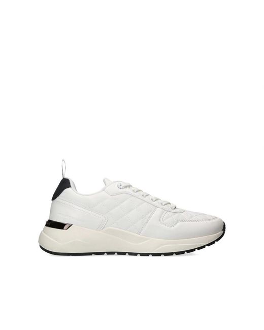 KG by Kurt Geiger White Kofi Quilted Sneakers for men