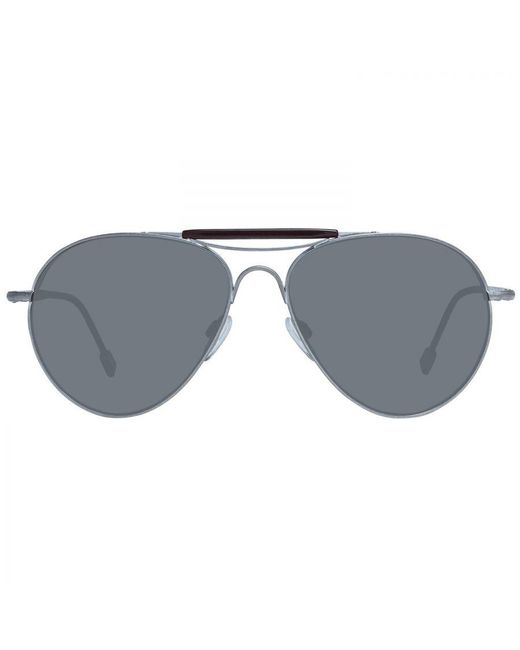 Zegna Metallic Aviator Sunglasses for men