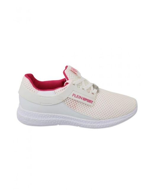 Philipp Plein White Pink Becky Sneakers Shoes