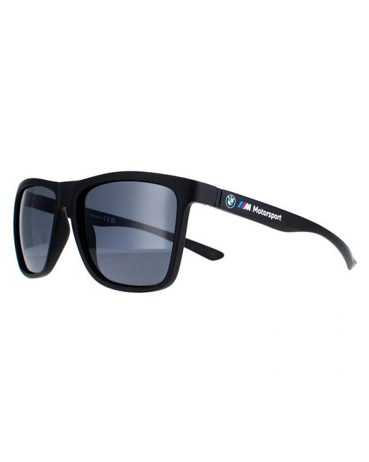 BMW Blue Motorsport Square Matte Smoke Polarized Bs0015 for men