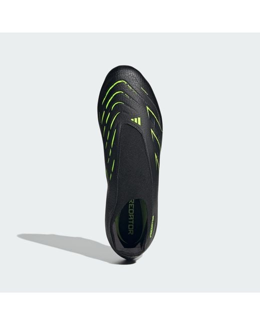 Adidas Originals Black Predator League Laceless Firm/Multi-Ground Boots