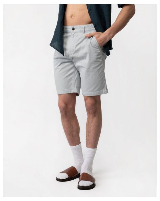 Boss Gray Boss Slim Fit Chino Shorts for men
