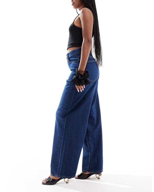 ONLY Blue Paulina High Waist Baggy Jeans
