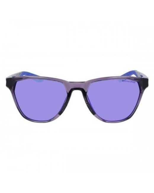 Nike Purple Maverick Rise Mirror Sunglasses (Canon/