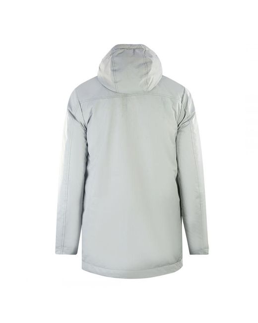 Lyle & Scott Blue Technical Parka Light Jacket for men