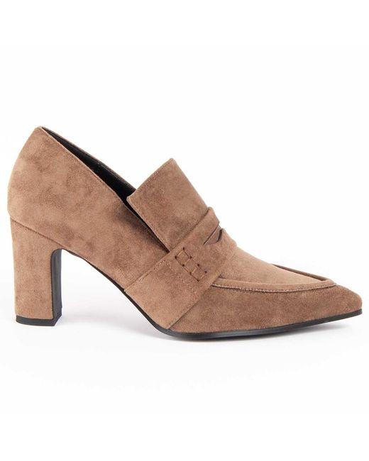 Montevita Brown Heel Shoe Mibia