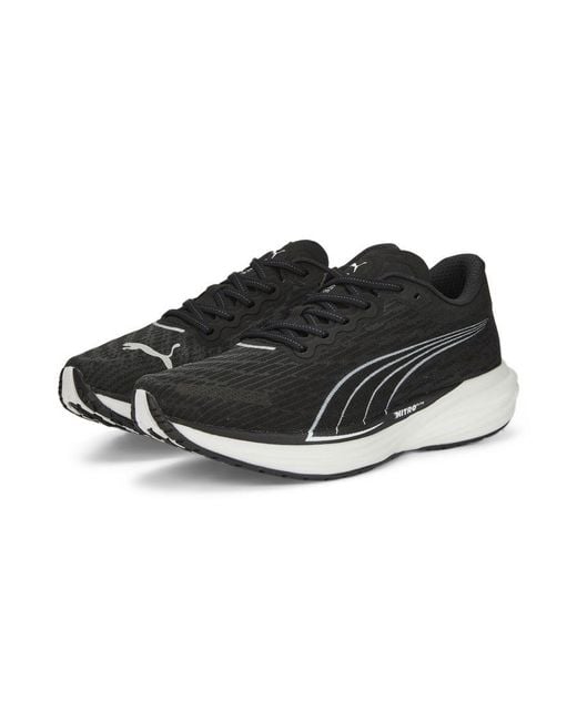 PUMA Black Deviate Nitro 2 Running Shoes