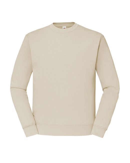 Fruit Of The Loom Classic Drop Shoulder Sweatshirt (Natural) for men