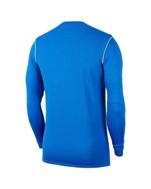 Nike Blue Park 20 Crew Neck Long Sleeve Jersey T-Shirt for men