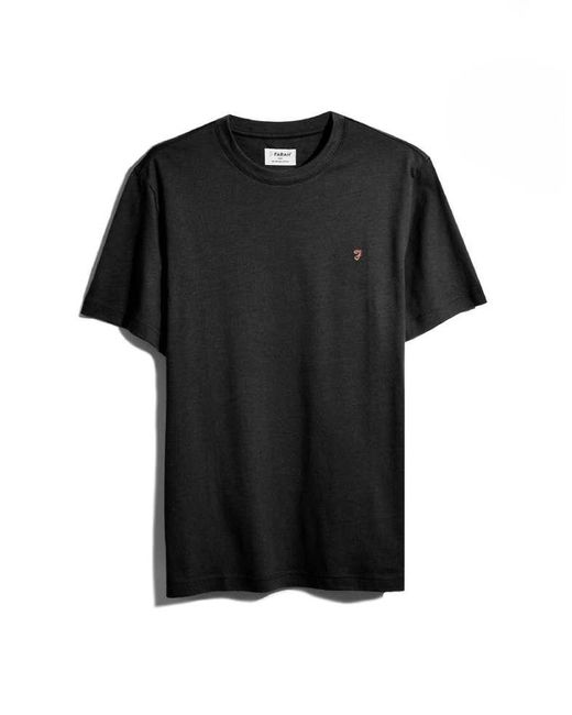 Farah Black Danny T-Shirt for men