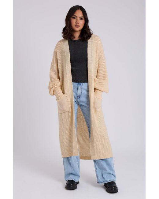 Urban Bliss Blue Chunky Longline Cardigan