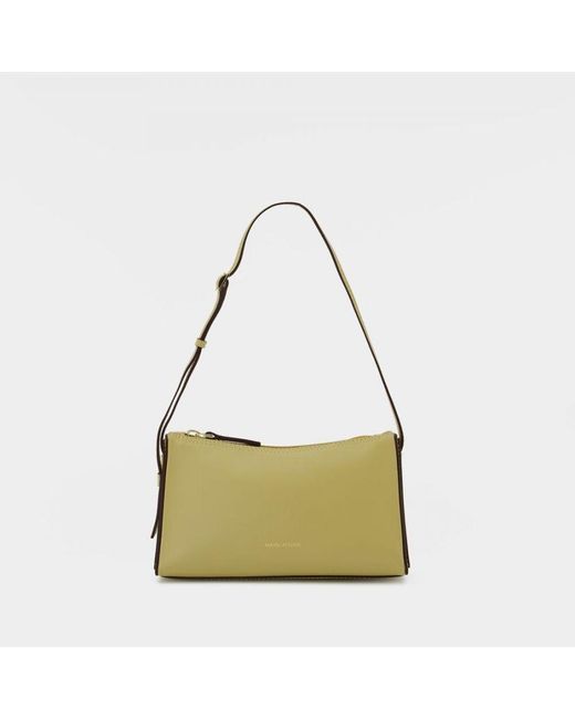MANU Atelier Yellow Mini Prism Hobo Bag - - Tapioca - Leather