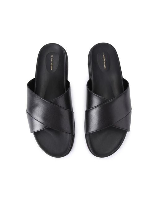 KG by Kurt Geiger Blue Leather Rome Sandals for men